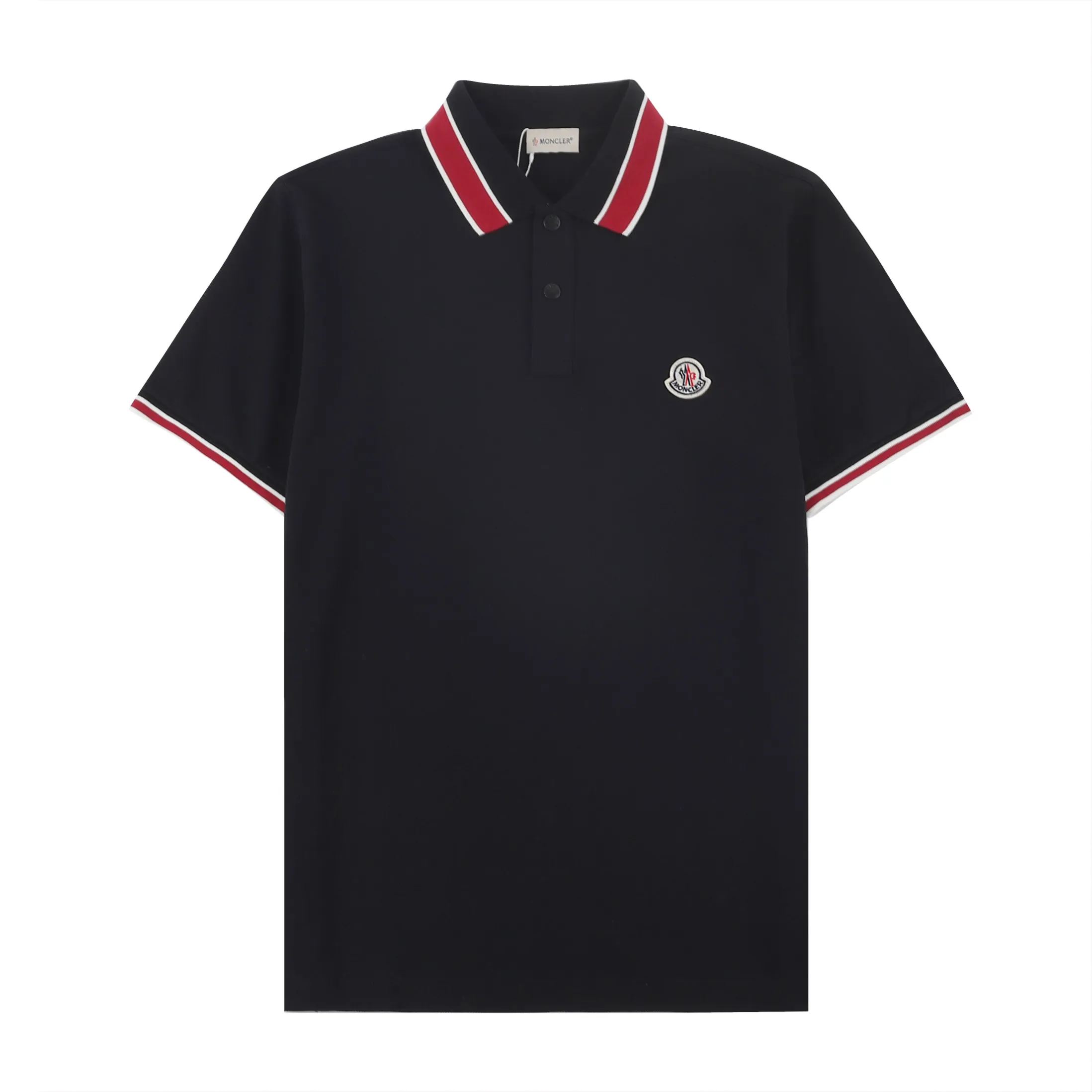 MOMCLE *2025SS POLONew Arrival Classic ， ， ， Logo ， ， 💯 ， 100% ， ， ：Black White Blue Size：M-XXL